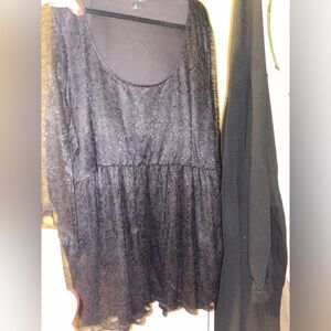 Torrid • black lace top